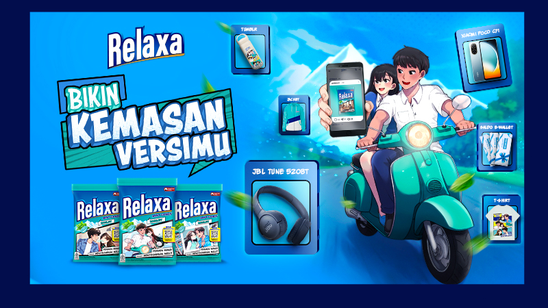 Relaxa Rilis Anime Special Edition: Hadirkan Kemasan AR dan Lomba AI!